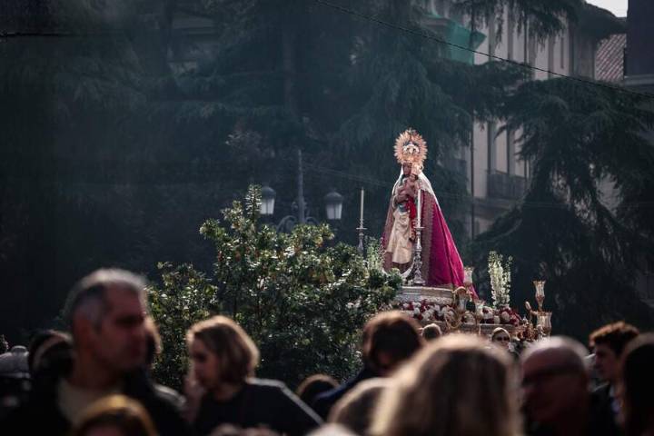 Madrid ultima los preparativos para la procesión de la Virgen de la Almudena