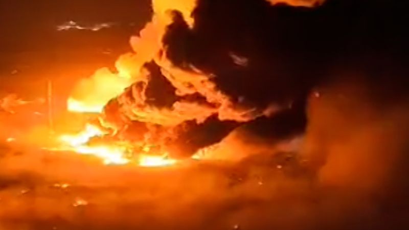 Explosion causes major fire at chemical plant in Argentina