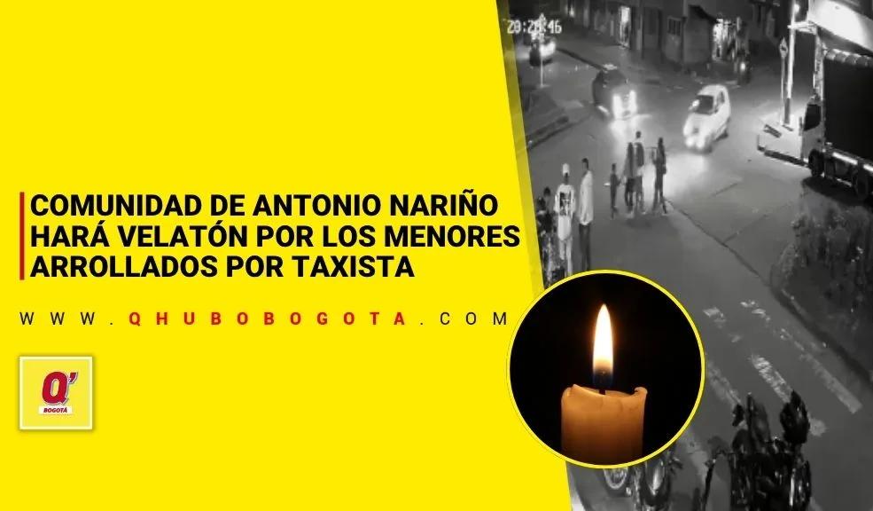 Comunidad de Antonio Nariño hará una nueva velatón por la salud de los menores arrollados por taxista