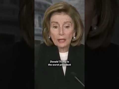 Nancy Pelosi Calls Trump 'Worst President' For America's Children
