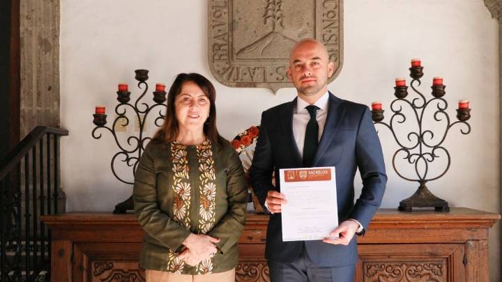 La gobernadora de Morelos designa a Edgar Maldonado Ceballos como secretario de Gobierno