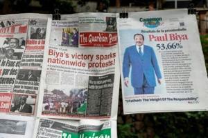 Cameroon’s Biya, world’s oldest president, sworn in for 8th term