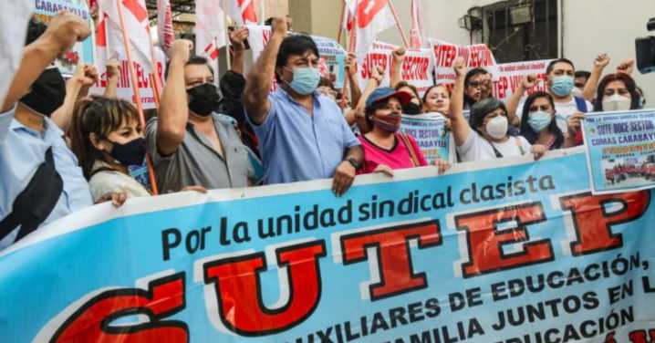 Sutep anuncia paro nacional por 24 horas para este jueves 13 de noviembre
