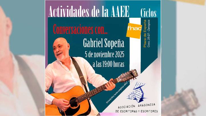 Gabriel Sopeña, protagonista del ciclo "Conversaciones con…" que organiza la AAEE