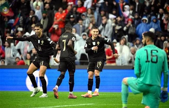Portugal logra pase a Copa del Mundo tras golear 9