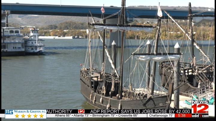 Niña and Pinta Arrive in Chattanooga