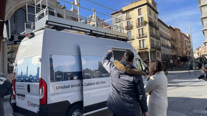 Una furgoneta móvil analizará la calidad del aire en la Zona de Bajas Emisiones de Zaragoza
