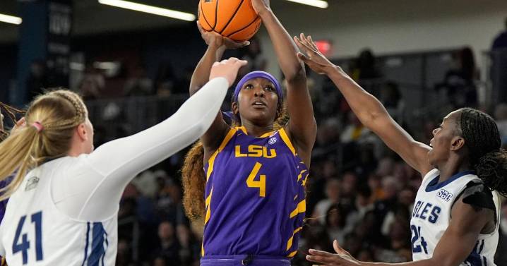 Flau’jae Johnson scores 19 to lead No. 5 LSU over Georgia Southern in game scheduled as a homecoming