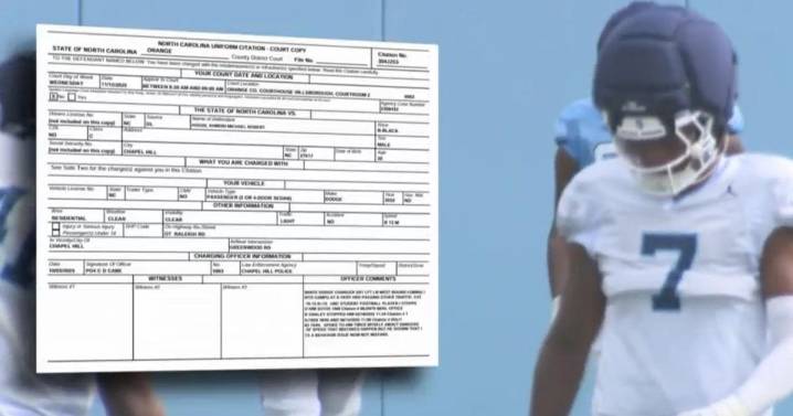UNC football players piling up speeding and reckless driving charges :: WRAL.com