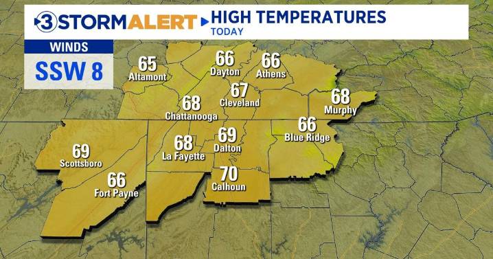 Starting the day with a chill in the air