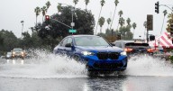 Lingering thunderstorms bring flooding risk after atmospheric river drenches much of California