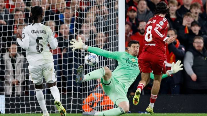 Courtois masterclass unable to save Real Madrid from Liverpool loss