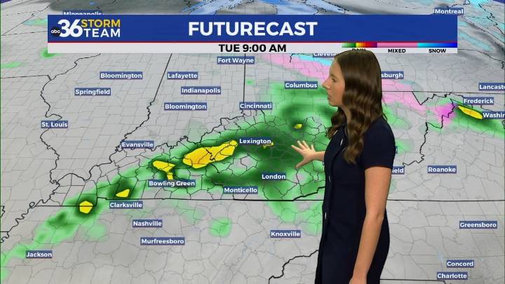 Cool, sunny start to the week before rain returns Tuesday