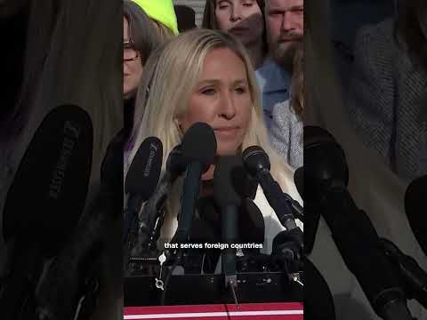 Marjorie Taylor Greene responds to Trump calling her a 'traitor'
