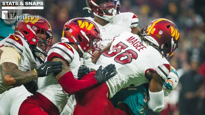 Commanders-Dolphins Stats & Snaps