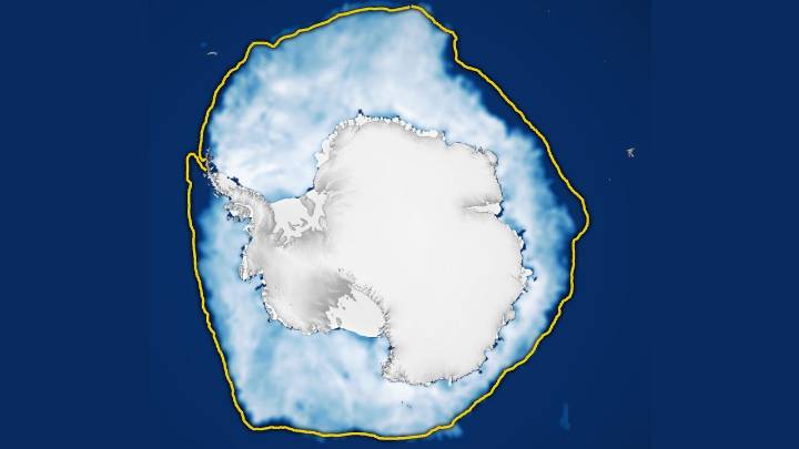 Satellite sees Antarctic ice shrink to 3rd-lowest max ever | Space photo of the day for Nov. 24, 2025
