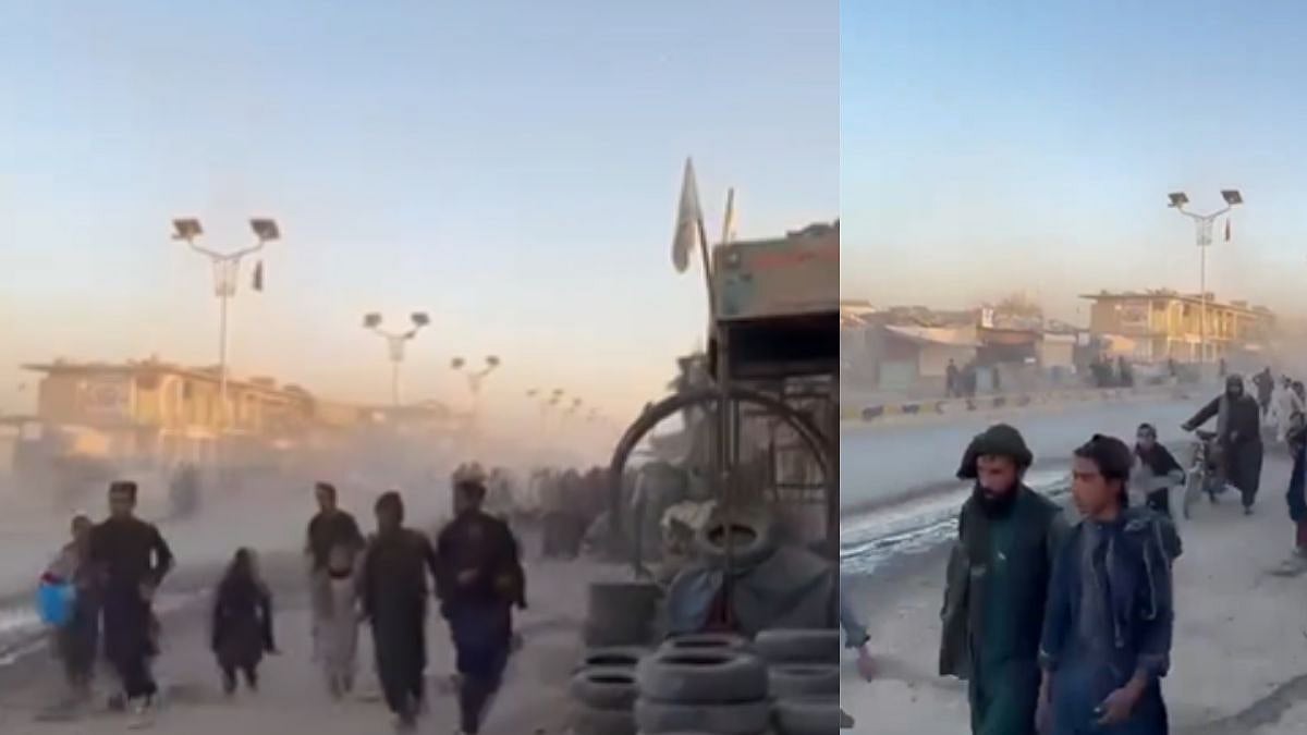 VIDEO: Chaos Erupts As Civilians Flee For Life After Pakistani Forces Break Ceasefire In Afghanistan's Spin Boldak