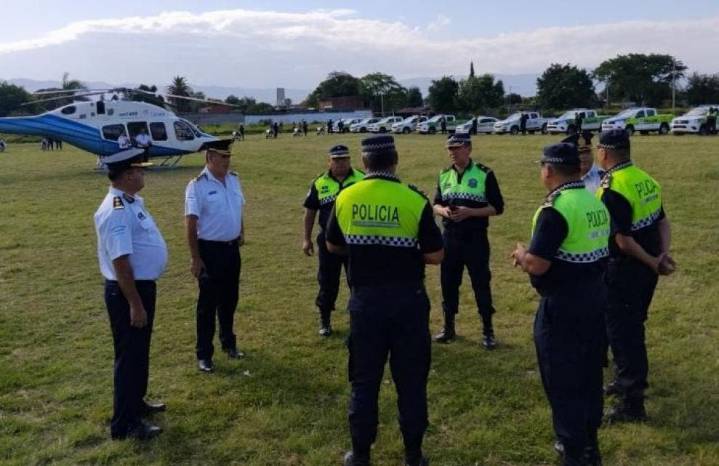 La Regional Capital despliega un importante operativo de control y prevención con apoyo aéreo