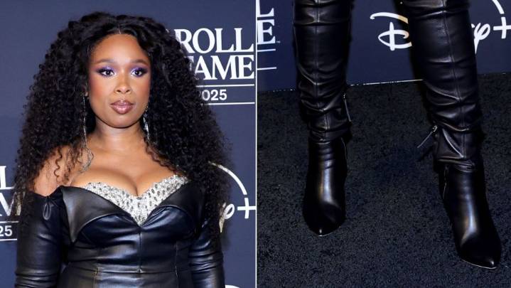 Jennifer Hudson Leans Into Leather at the Rock & Roll Hall of Fame