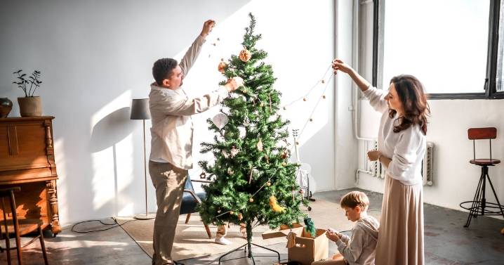 Brits supersizing Christmas decorations by putting up two or more trees