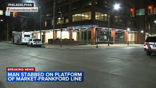 Man stabbed on SEPTA platform near 5th Street Station in Philadelphia