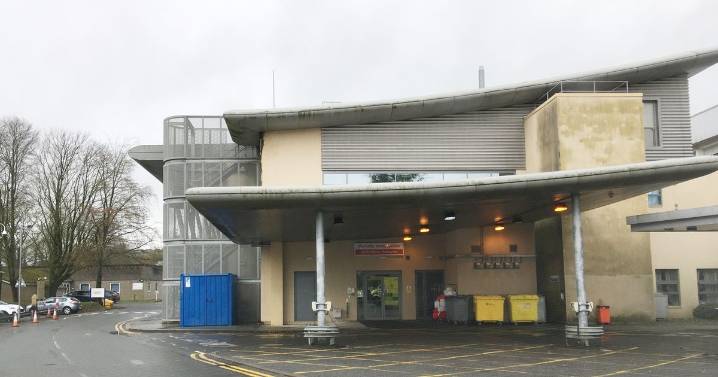 Person hit by car outside hospital A&E department