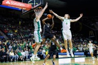 Nate Bittle’s 25 points, Jackson Shelstad’s return lead Oregon past Rice