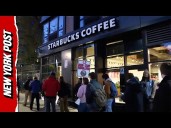 Starbucks Workers Kick Off 65-Store US Strike on Company’s Busy Red Cup Day