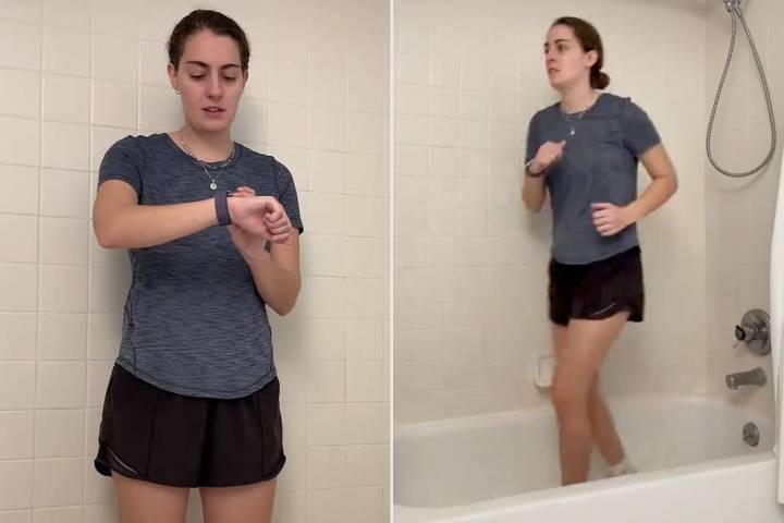 Woman Runs 1 Mile in Her 54-Inch Bathtub for Internet Challenge (Exclusive)