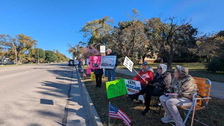 Hutch Common Ground rallies each week against Trump