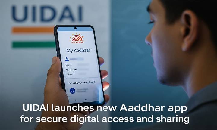 UIDAI Launches New Aadhaar App for Secure Digital Access and Sharing, a Step
