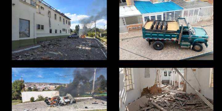 Las hipótesis sobre el atentado terrorista en Tunja: Volqueta empleada fue vendida y pintada en la última semana