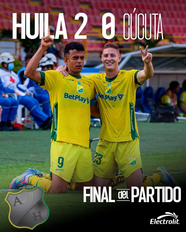 Huila derrotó a Cucuta y sigue con opción de clasificar a la final -