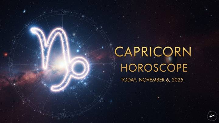 Capricorn Horoscope Today, November 6, 2025