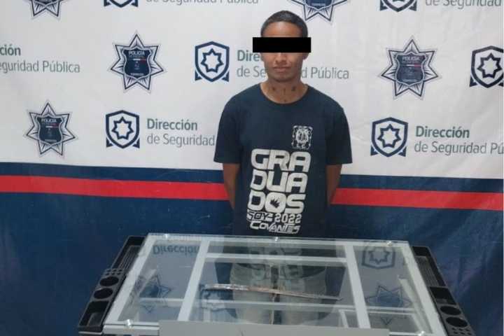Hombre es detenido por agredir a su hermano con arma blanca