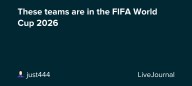 These teams are in the FIFA World Cup 2026: ohnotheydidnt