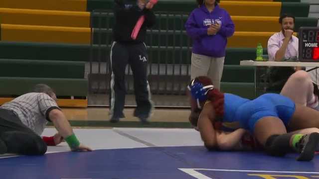 DMPS girls wrestling team builds momentum, opportunity at Hoover High debut