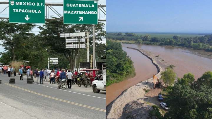 Profepa Clausura Obra en Río Suchiate, en Chiapas, que Buscaba Desviar Agua Sin Permiso