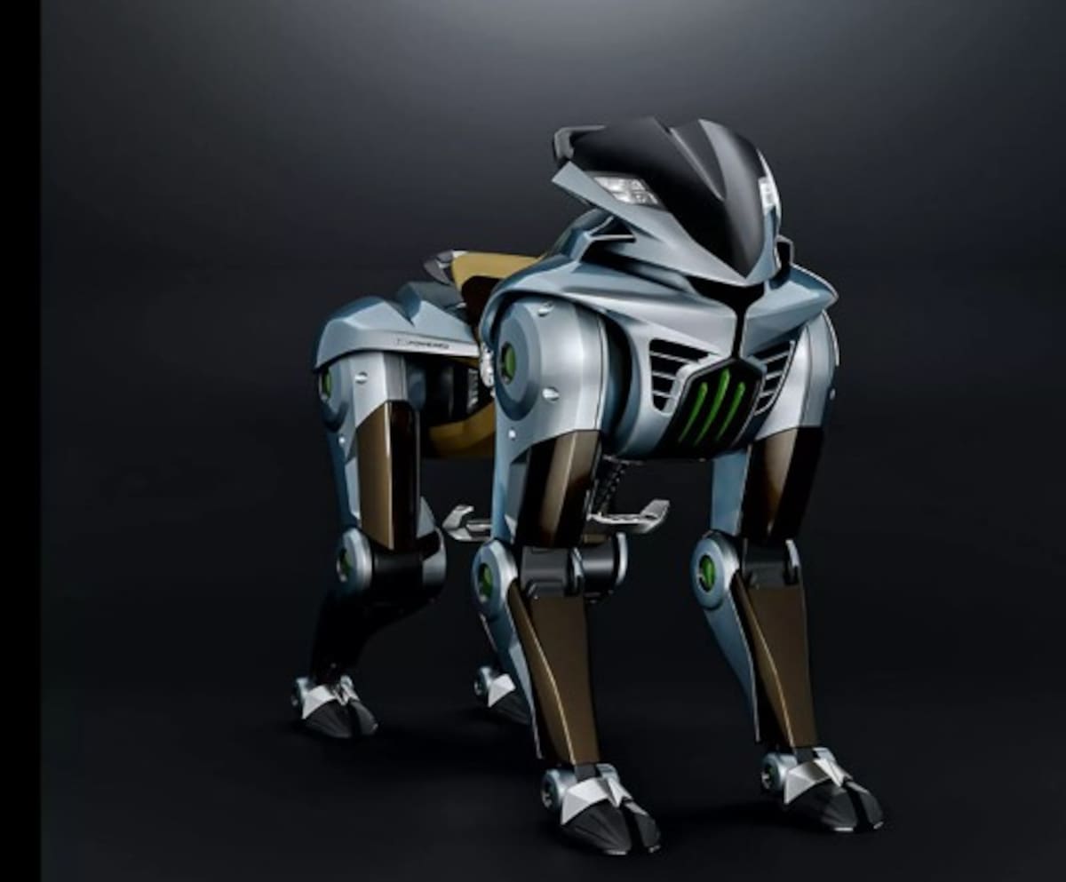 Increible pero real. Crean una moto todo terreno sin llantas y ¿cuatro patas?