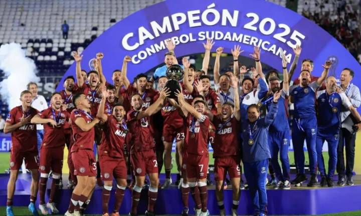 Lanús le ganó en los penales a Atlético Mineiro y se consagró campeón de la Copa Sudamericana