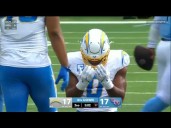 Chargers player falls to his knees hours after brother shot and killed in South LA