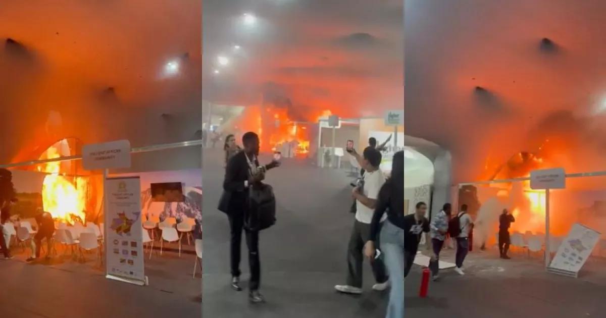 Brutal incendio COP30 de Brasil: delegados y asistentes huyen de la cumbre climática