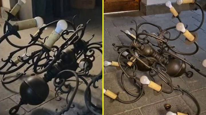 Funcionario sufre accidente en La Moneda: Fue golpeado por un candelabro que se desprendió