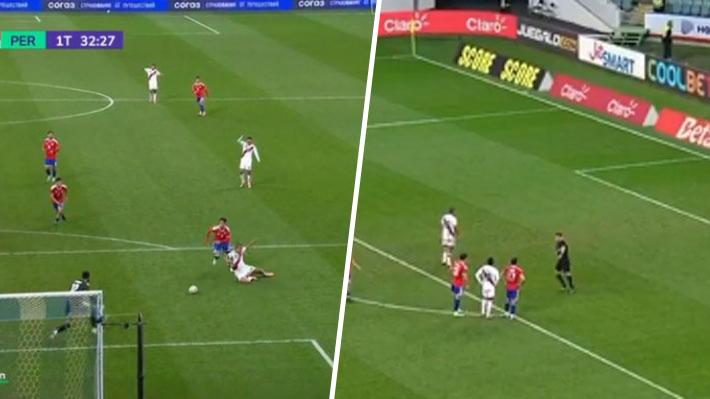 Mira el gol con que Perú está venciendo a Chile y la expulsión de Iván Román en la "Roja" Amistoso internacional.