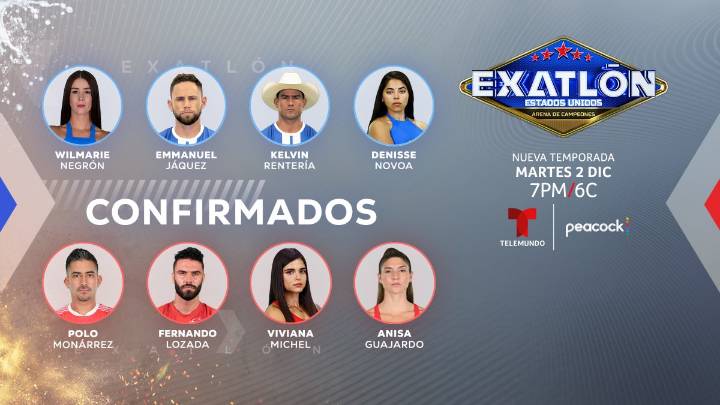 Exatlón Estados Unidos regresa a Telemundo con 8 guerreros