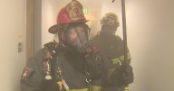California firefighters participate in high-rise fire training in Sacramento