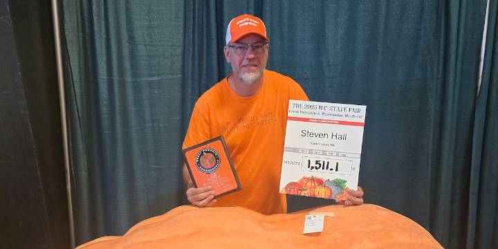 Grown Here at Home: Covington man’s giant gourds earn awards at Virginia and North Carolina state fairs