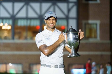 PGA Tour Pro’s Emotional Embrace With Father After Ending Winless Curse Melts Fans’ Hearts Fans and athletes flooded social media with emotional reactions after Aaron Rai’s heartfelt hug with his fath