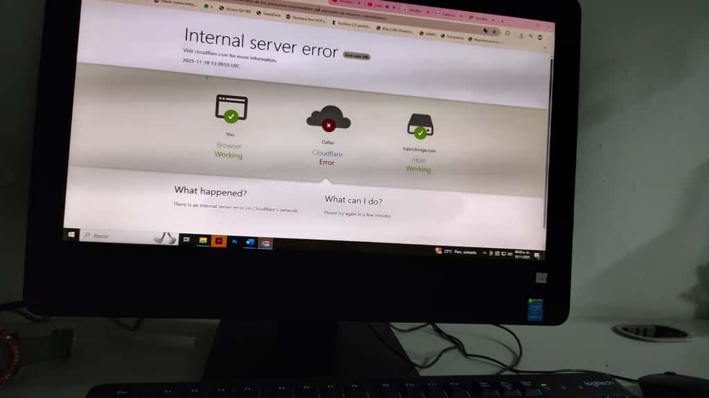 Caída masiva de Cloudflare paraliza Internet