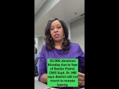 CMS reacts to 30,000 absences amid border patrol presence